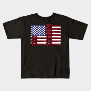 US Open tennis flag Kids T-Shirt